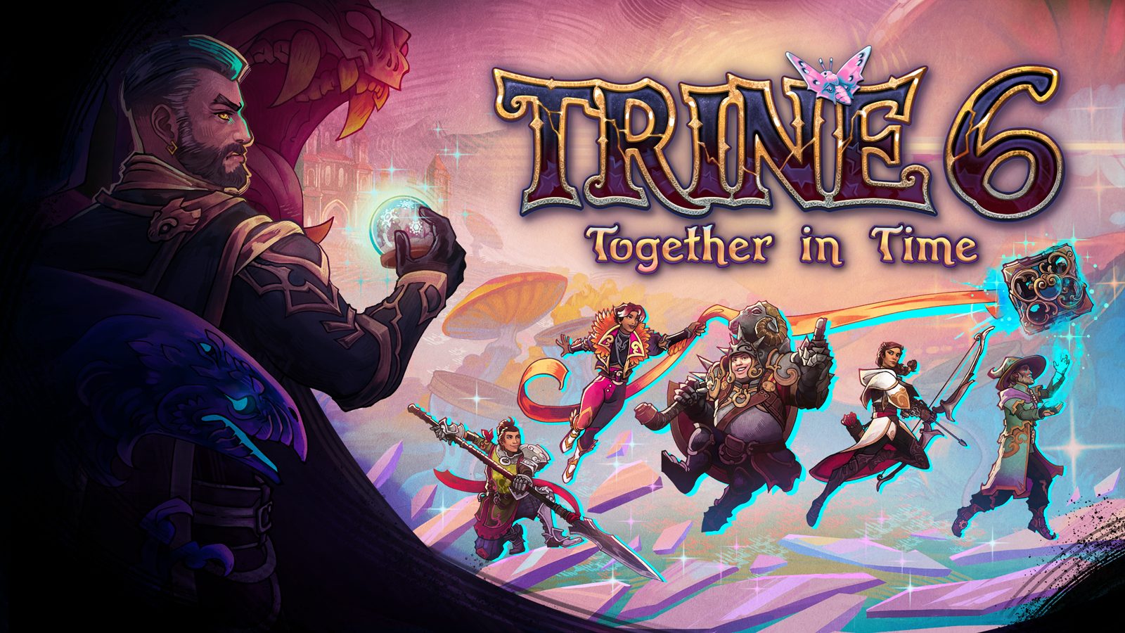 Trine 6: Together in Time key art